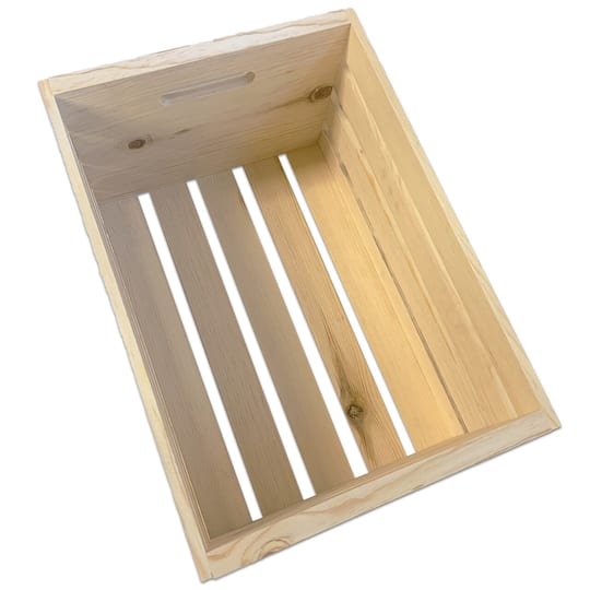 Wilson® Enterprises 18" x 10" Pine Handle Crates